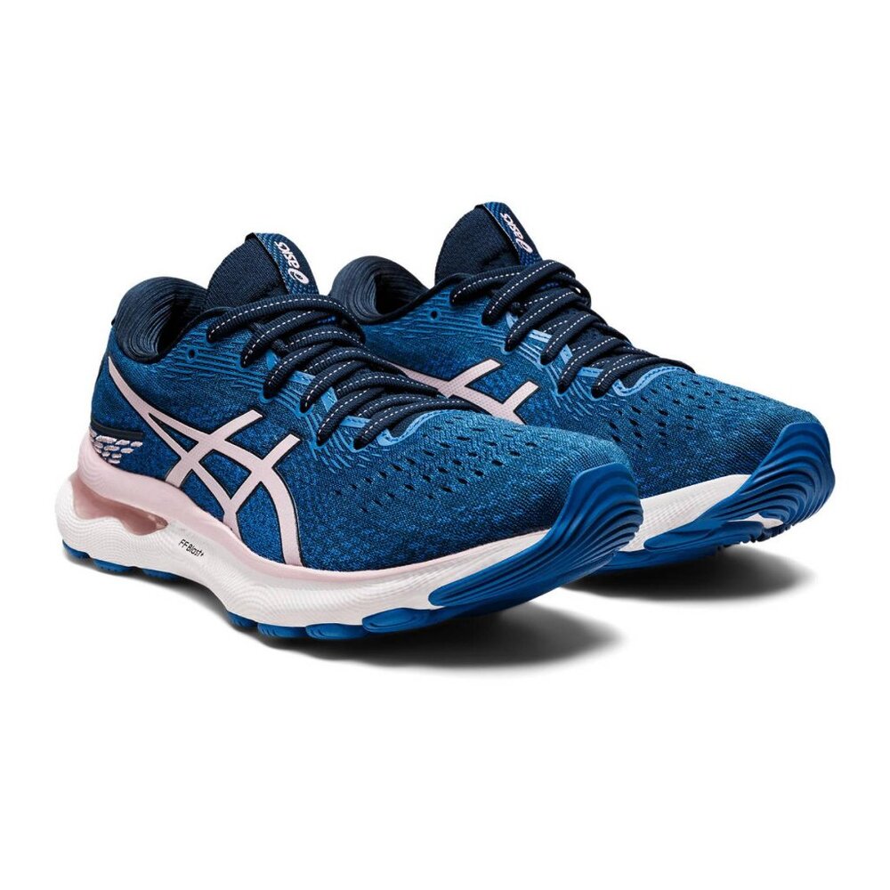 Asics‎ Women's Blue Gel Nimbus 24 1012B201 Cushioned Running Shoes Size US 11